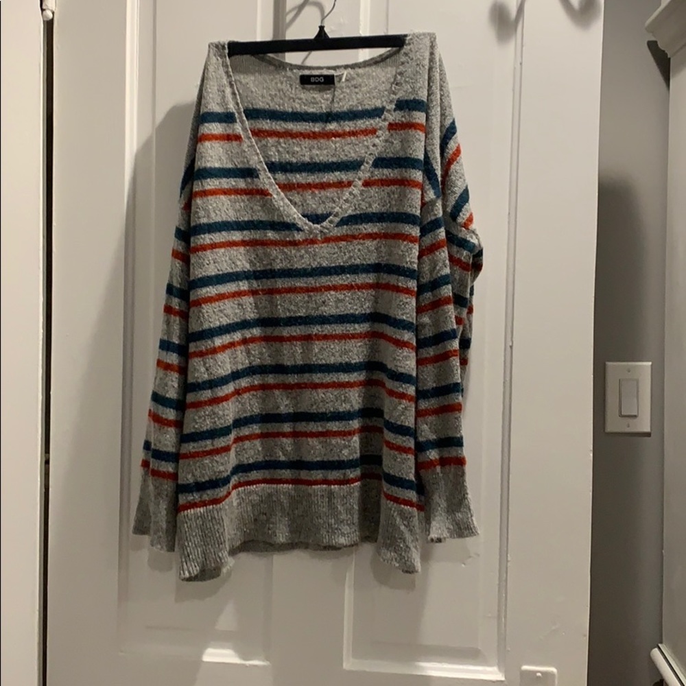 Oversized stripped sweater